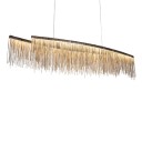 Loft Industry Modern - Metall Rain Line Chandelier